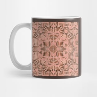 Abstract patterns on ceramic tile Mug